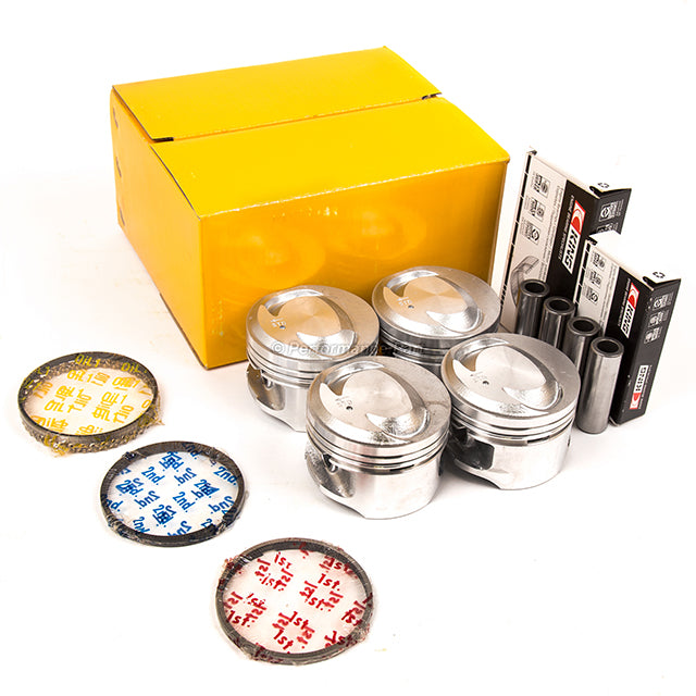 Engine Kit 6pc Full Gasket Bolt Bearings Pistons Timing Kit for Ford Escort 2.0
