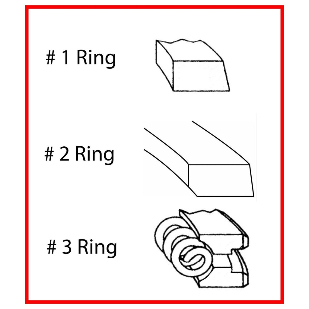 Enginetech R96826-.75 Engine Cast Iron Piston Ring Set for Ford and Mercury Vehicles