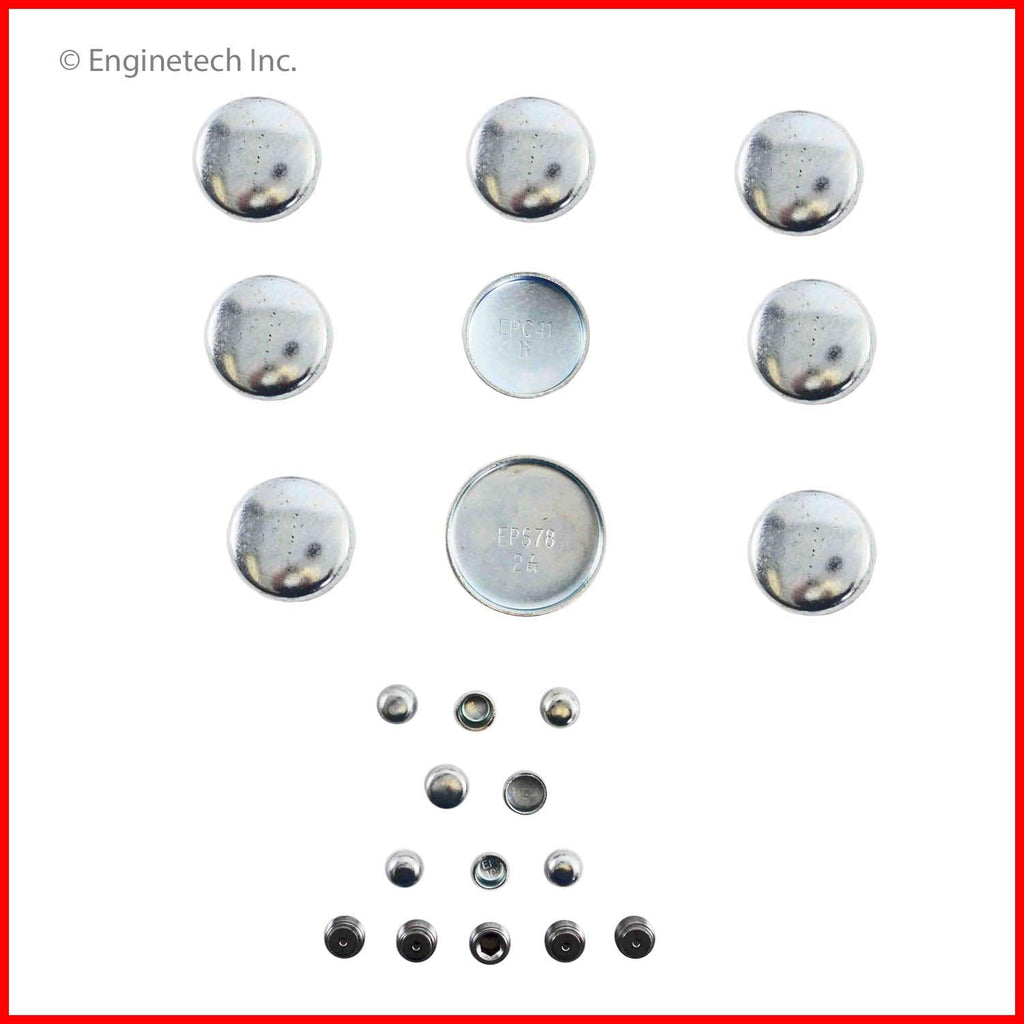 Enginetech RCC350AP-STD Engine Rebuild Kit for GMC and Chevrolet Cars and Trucks