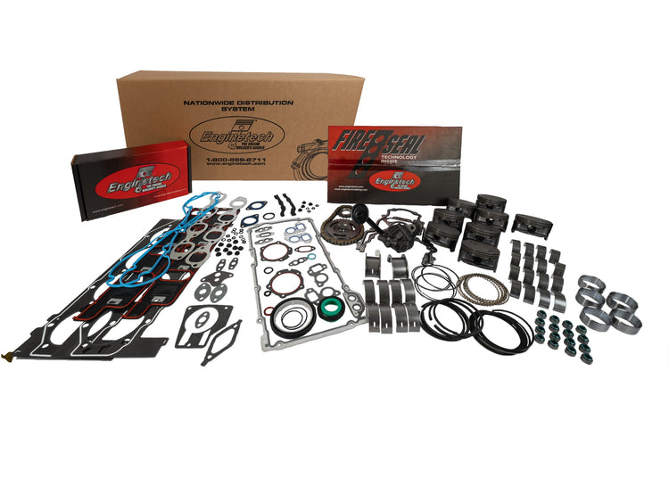 Enginetech RCC496CP Premium Engine Rebuild Kit for GMC and Chevrolet Trucks and Cars