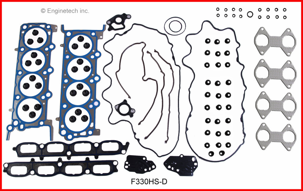 Enginetech RCF330GP-STD Engine Rebuild Kit for Ford Car and Truck - All Standard Sizes