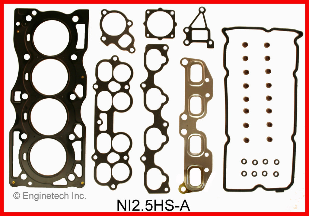 Enginetech Premium Engine Rebuild Kit for Nissan 2.5L Engines - All Standard Sizes