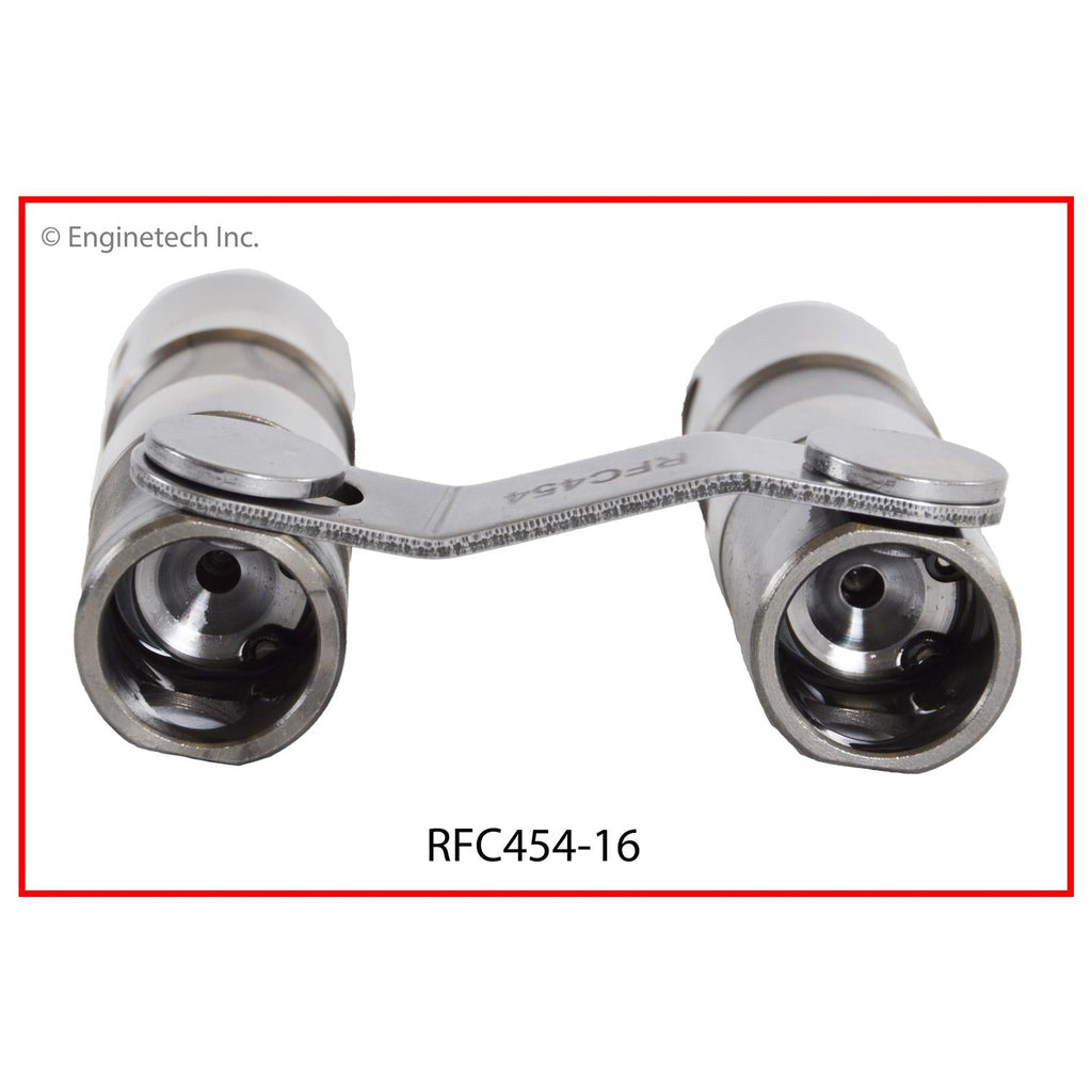 Enginetech RFC454-16 High Performance Engine Valve Lifter Retrofit for Roller Camshaft - 16 Pack