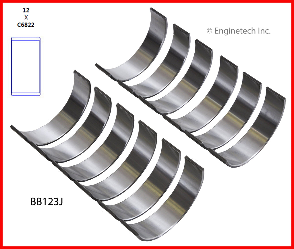 Enginetech Premium Engine Rebuild Kit for Dodge and Chrysler Vehicles - Part RMCR226AP-STD