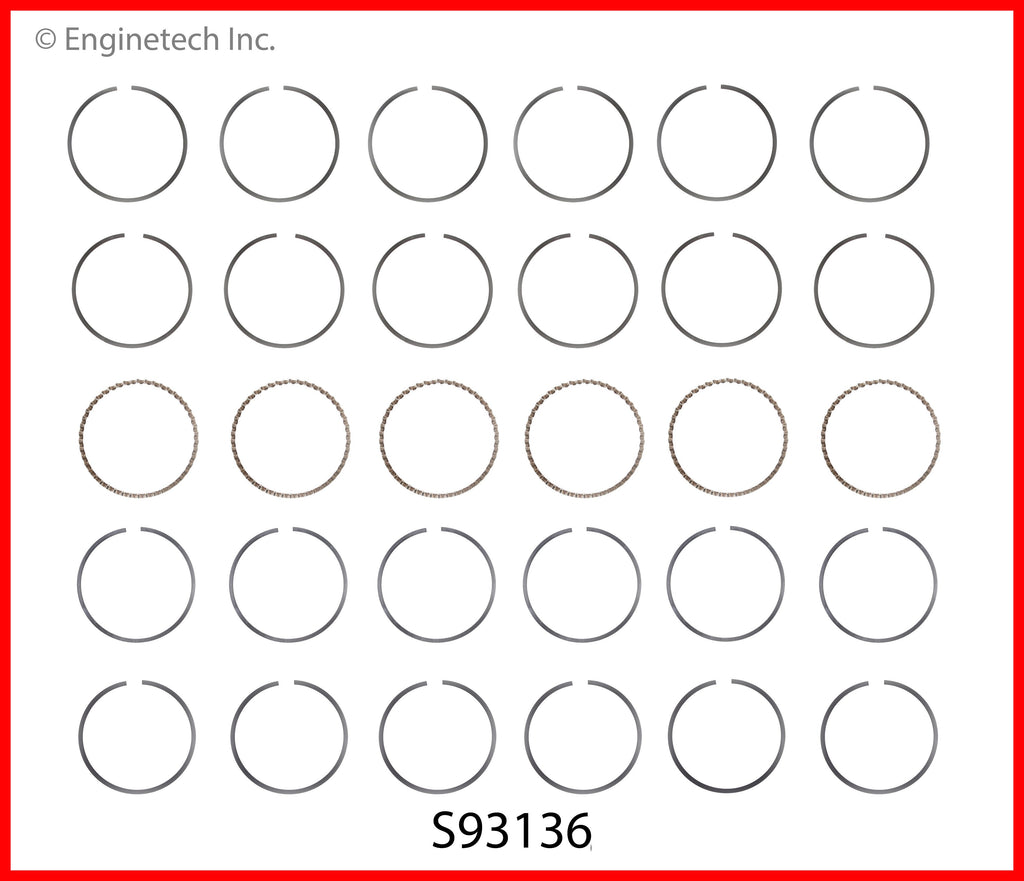 Enginetech Premium Engine Rebuild Kit for Dodge and Chrysler Vehicles - Part RMCR226AP-STD