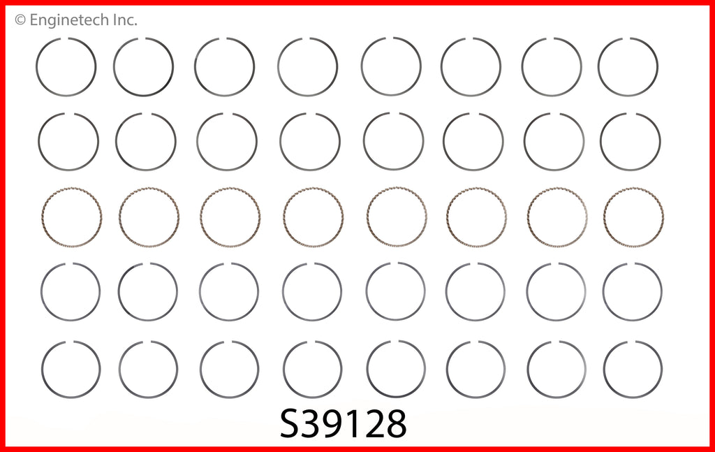 Enginetech Premium Engine Rebuild Kit for Dodge and Chrysler Vehicles Part RMCR345AP-STD