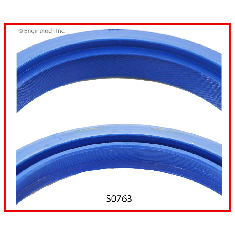 Enginetech S0763 Engine Rear Crankshaft Seal - 2 Piece Offset Double Lip