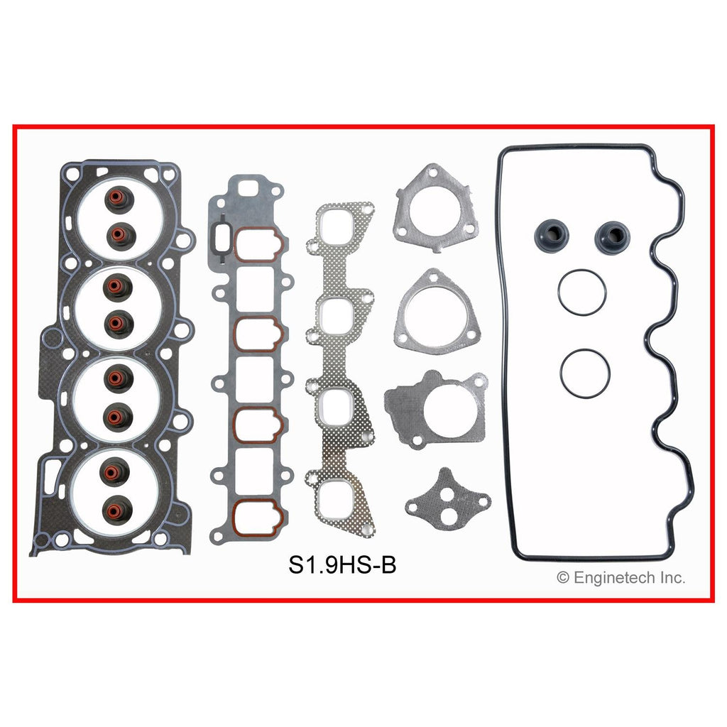 Enginetech S1.9HS-BWB Engine Cylinder Head Gasket Set for Suzuki Cars and Trucks with Head Bolts
