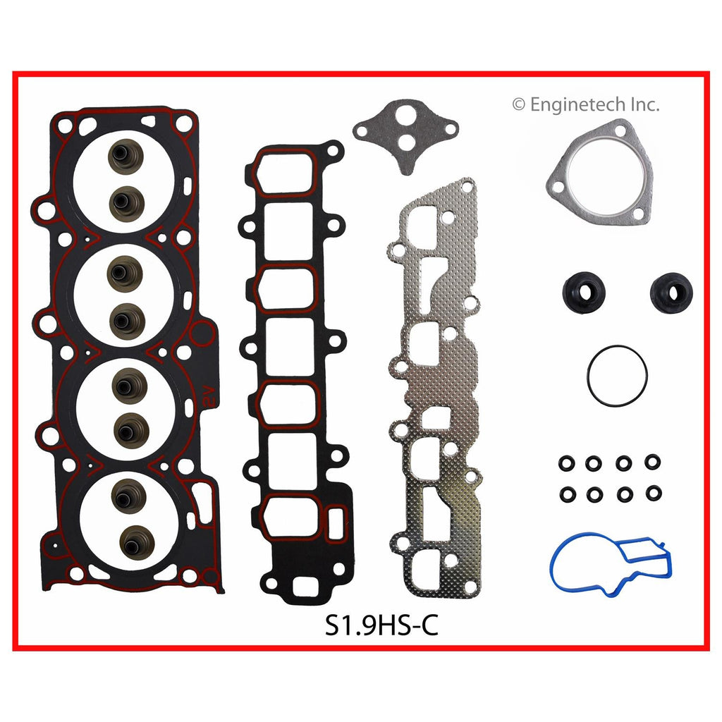 Enginetech S1.9HS-CWB Engine Cylinder Head Gasket Set for Suzuki Cars and Trucks with Head Bolts