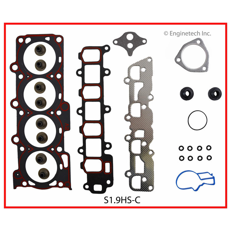 Enginetech S1.9HS-CWB Engine Cylinder Head Gasket Set for Suzuki Cars and Trucks with Head Bolts