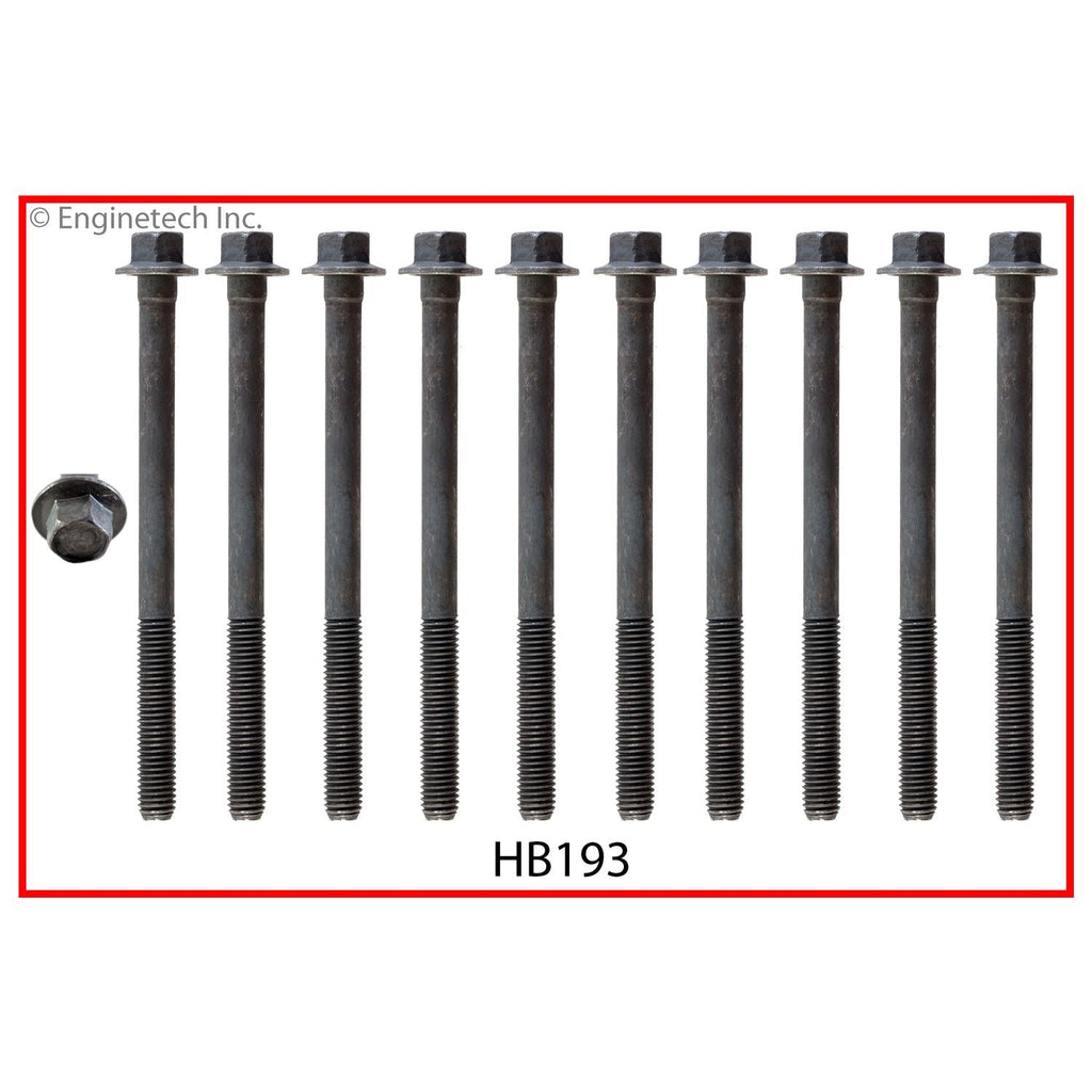 Enginetech Engine Cylinder Head Gasket Set for Suzuki Cars and Trucks with Head Bolts - Part S1.9HS-WB