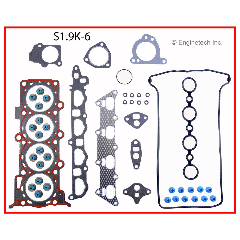 Enginetech S1.9K-6 Engine Full Gasket Set for Suzuki Cars and Trucks