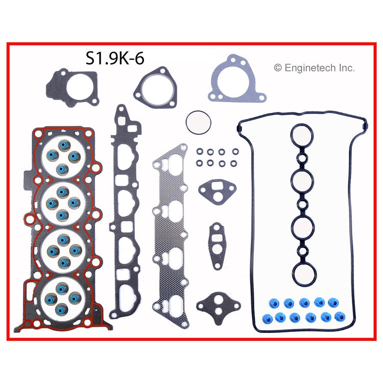 Enginetech S1.9K-6 Engine Full Gasket Set for Suzuki Cars and Trucks