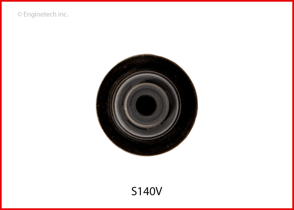 Enginetech S140V Engine Valve Stem Oil Seal - 100 Pack for Kia, Hyundai, Chrysler, Dodge Models