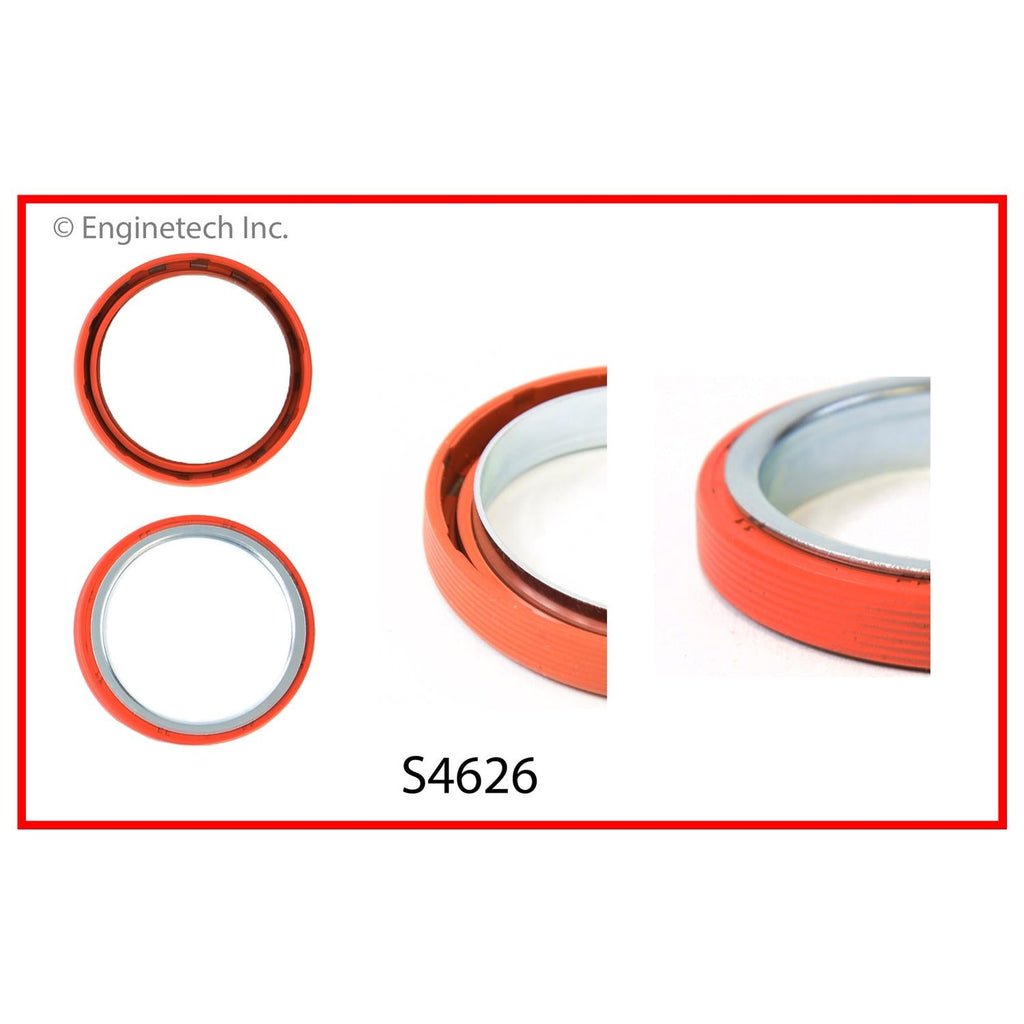 Enginetech S1626 Engine Rear Crankshaft Seal with Sleeve for Ford and Mazda Vehicles