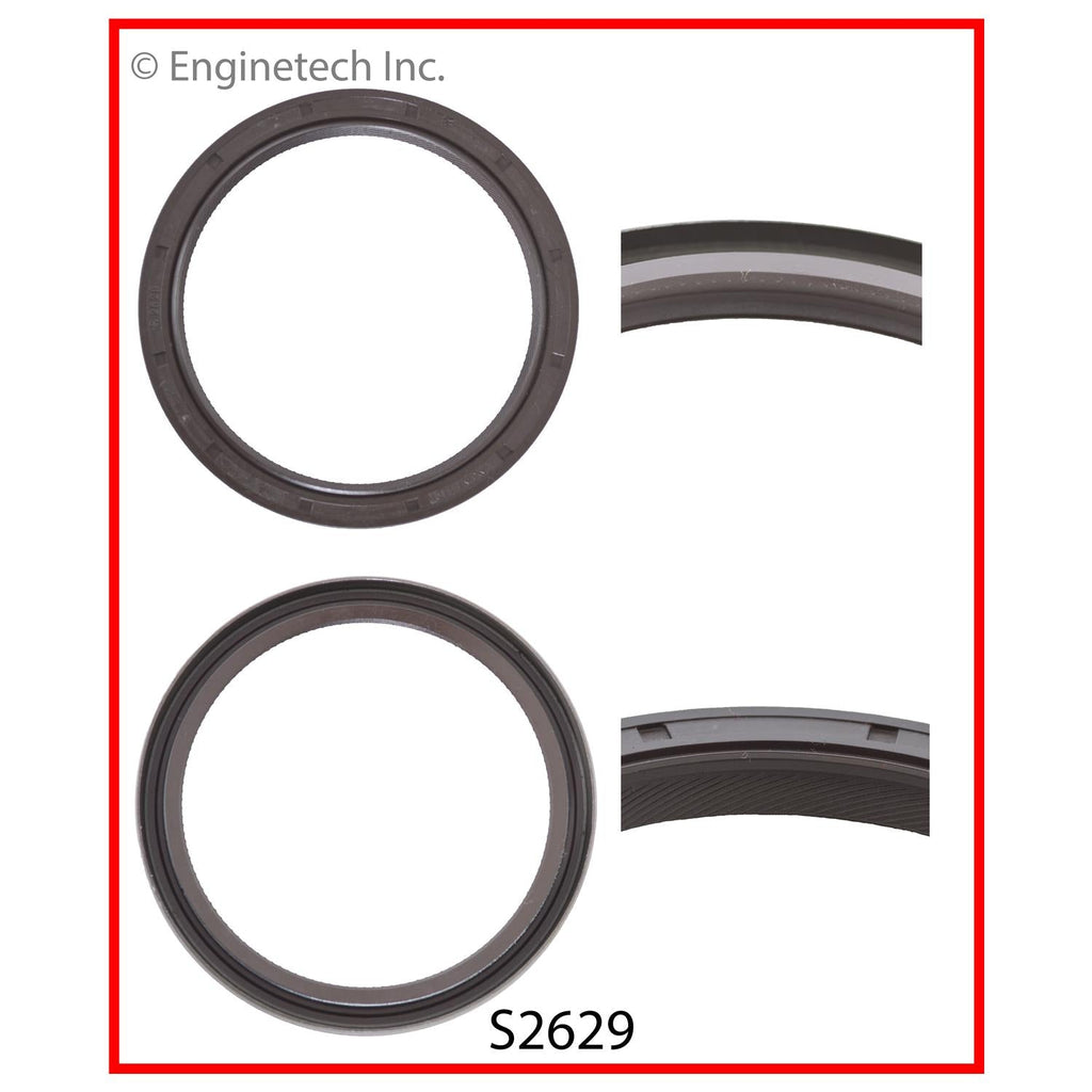 Enginetech S2629 Engine Rear Crankshaft Seal with Viton Material