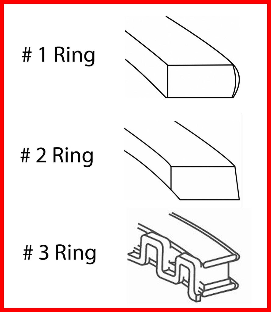 Enginetech S34454-.25 Engine Premium Piston Ring Complete Set for Ford and Lincoln Models