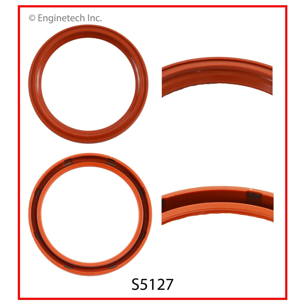 Enginetech S5127 Engine Rear Crankshaft Seal for Mazda B3000 and Ford Focus