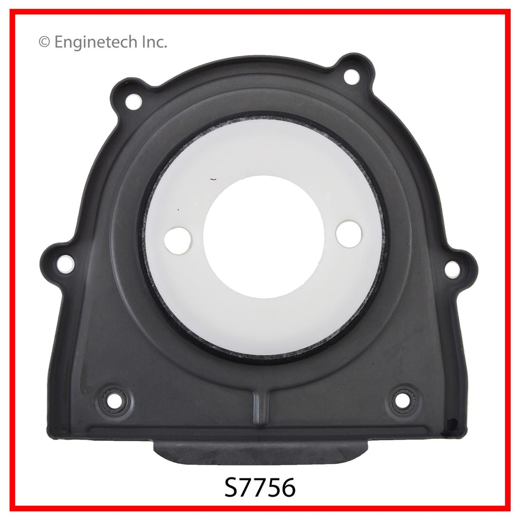Enginetech S7756 Rear Crankshaft Seal for Ford, Mazda, Mercury Models - PTFE / Viton with Metal Retainer