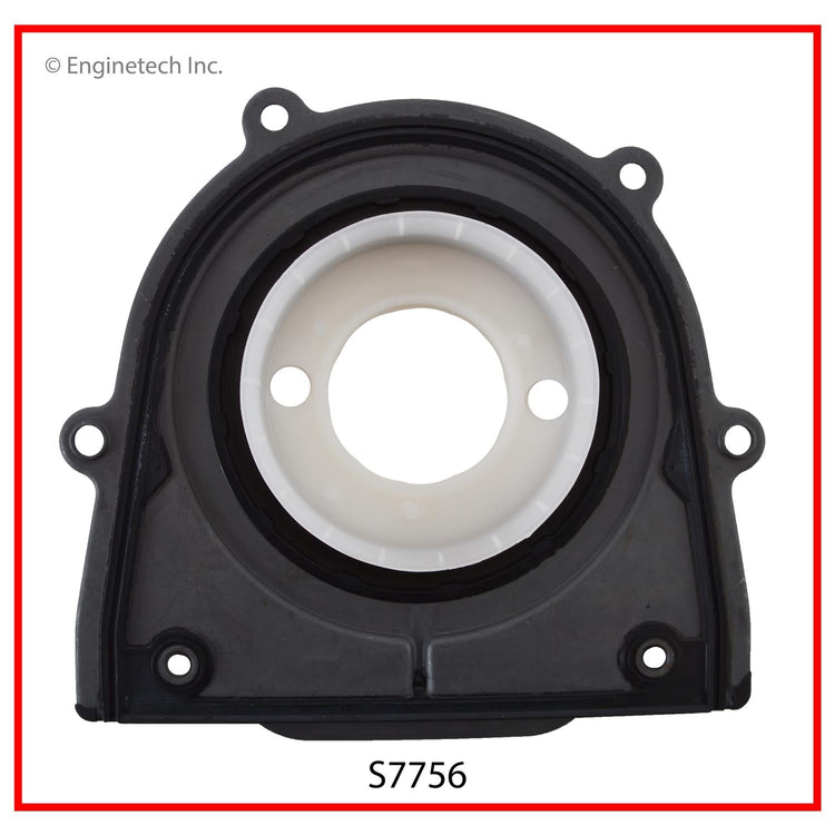 Enginetech S7756 Rear Crankshaft Seal for Ford, Mazda, Mercury Models - PTFE / Viton with Metal Retainer
