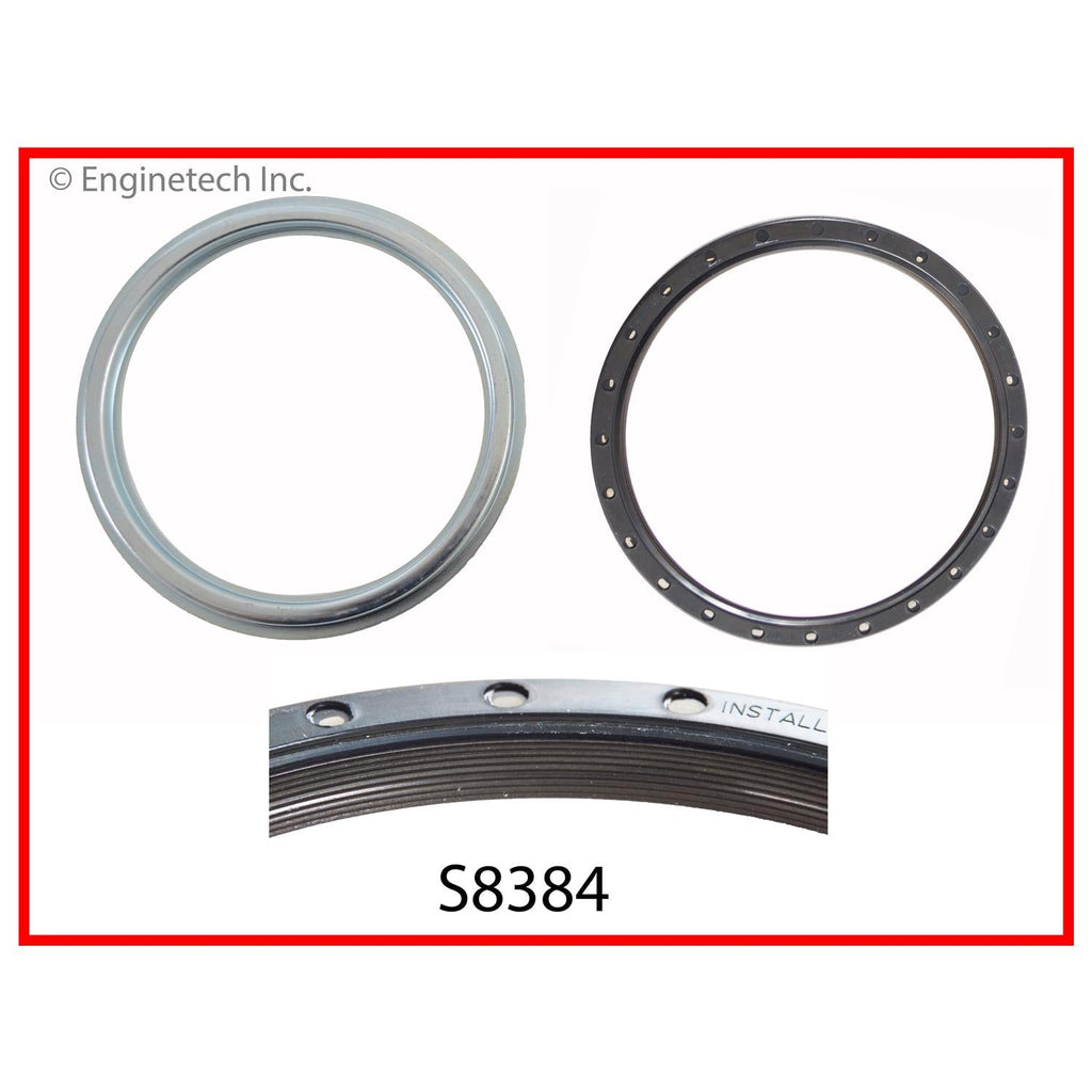 Enginetech S8384 Engine Rear Crankshaft Seal with PTFE for Ram 2500 and 3500 (2012-2016)