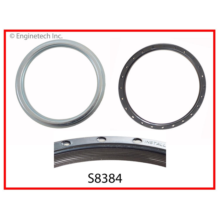 Enginetech S8384 Engine Rear Crankshaft Seal with PTFE for Ram 2500 and 3500 (2012-2016)