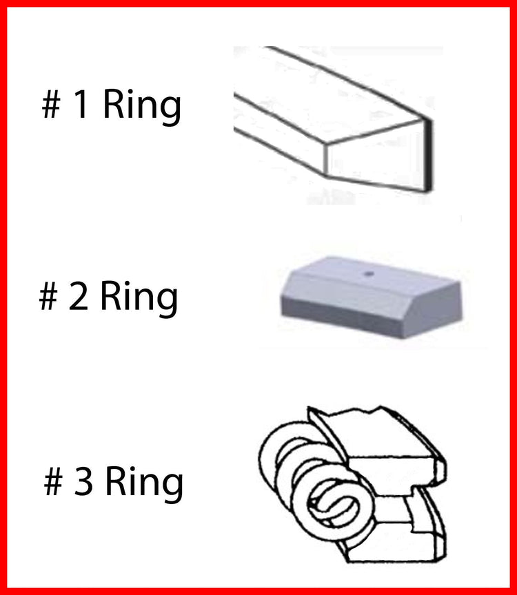Enginetech S86134-STD Engine Premium Piston Ring Complete Set for GM and Saturn Models