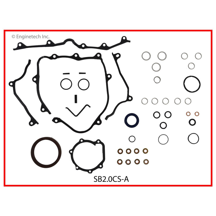 Enginetech SB2.0CS-A Engine Lower End Gasket Set for Subaru and Saab Vehicles