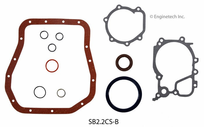 Enginetech SB2.2CS-B Engine Lower End Gasket Set for Subaru Cars and Trucks