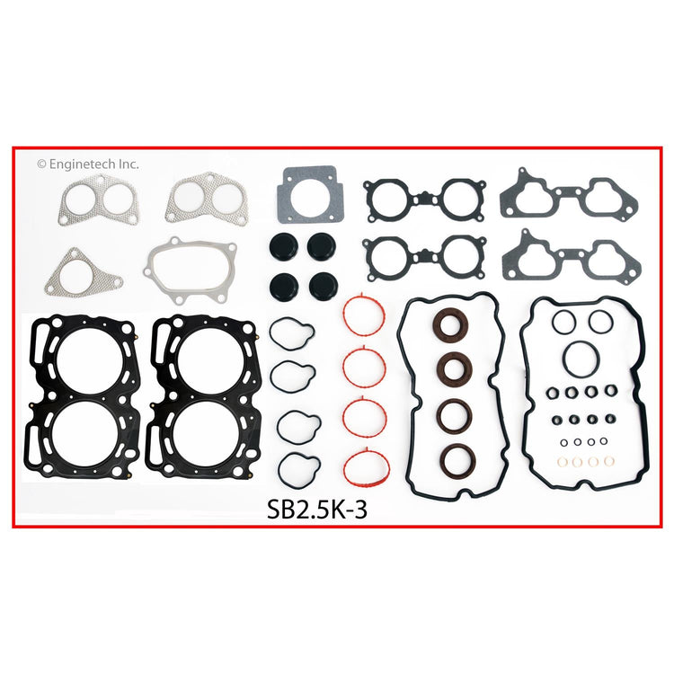 Enginetech SB2.5K-3 Engine Full Gasket Set for Subaru Baja (2003-2005)