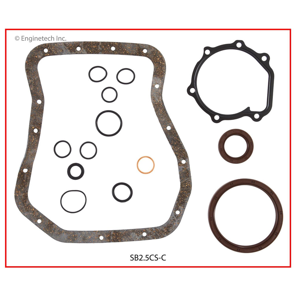 Enginetech SB2.5K-5 Full Engine Gasket Set for Subaru and Saab Vehicles