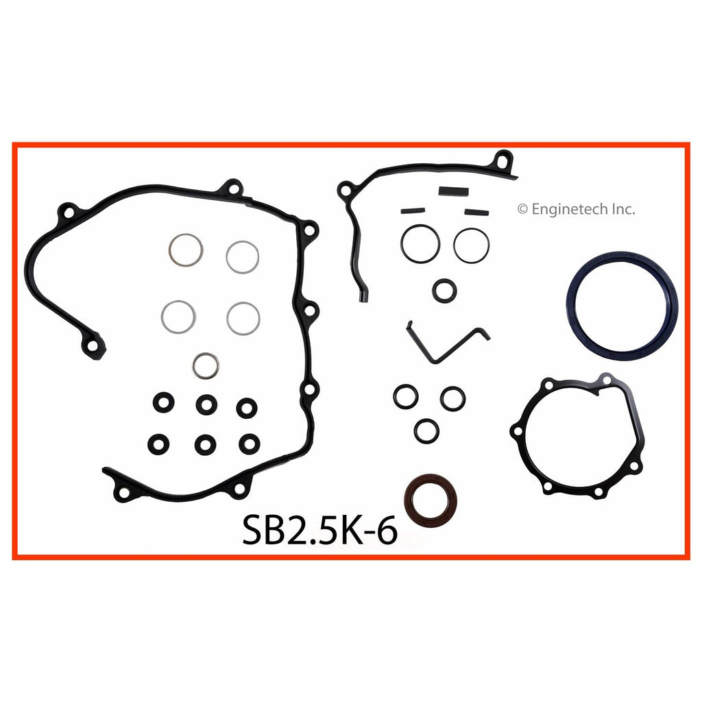 Enginetech SB2.5K-6 Engine Full Gasket Set for Subaru Cars and Trucks
