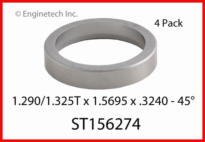 Enginetech ST156274 Engine Valve Seat 4 Pack for Chrysler Vehicles