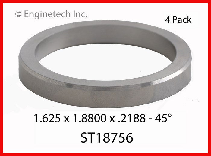 Enginetech High-Chrome Engine Valve Seat Set – 4 Pack
