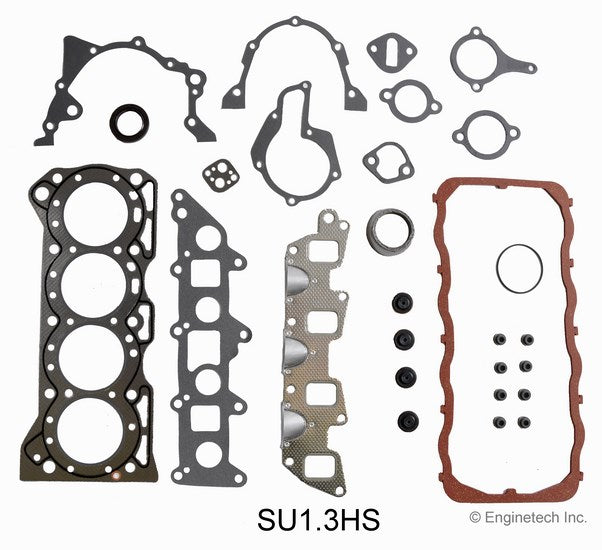 Enginetech SU1.3HS Engine Cylinder Head Gasket Set for Suzuki Samurai (1986-1995)