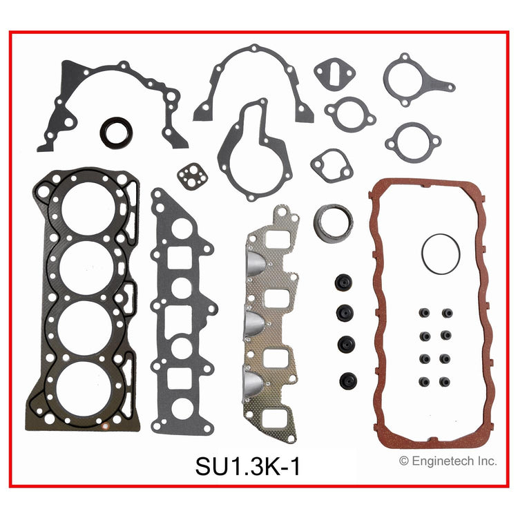 Enginetech Engine Full Gasket Set for Suzuki Samurai 1986-1995