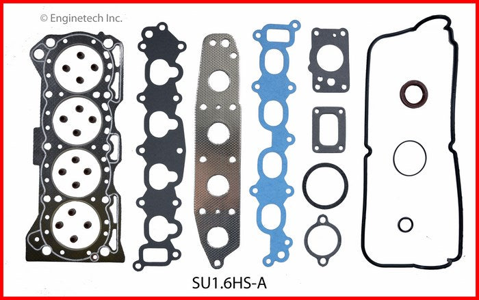 Enginetech SU1.6HS-A Engine Cylinder Head Gasket Set for Suzuki and Chevrolet Vehicles
