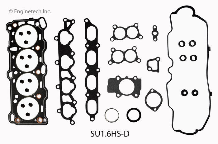 Enginetech SU1.6HS-D Engine Cylinder Head Gasket Set for Suzuki and Isuzu Vehicles