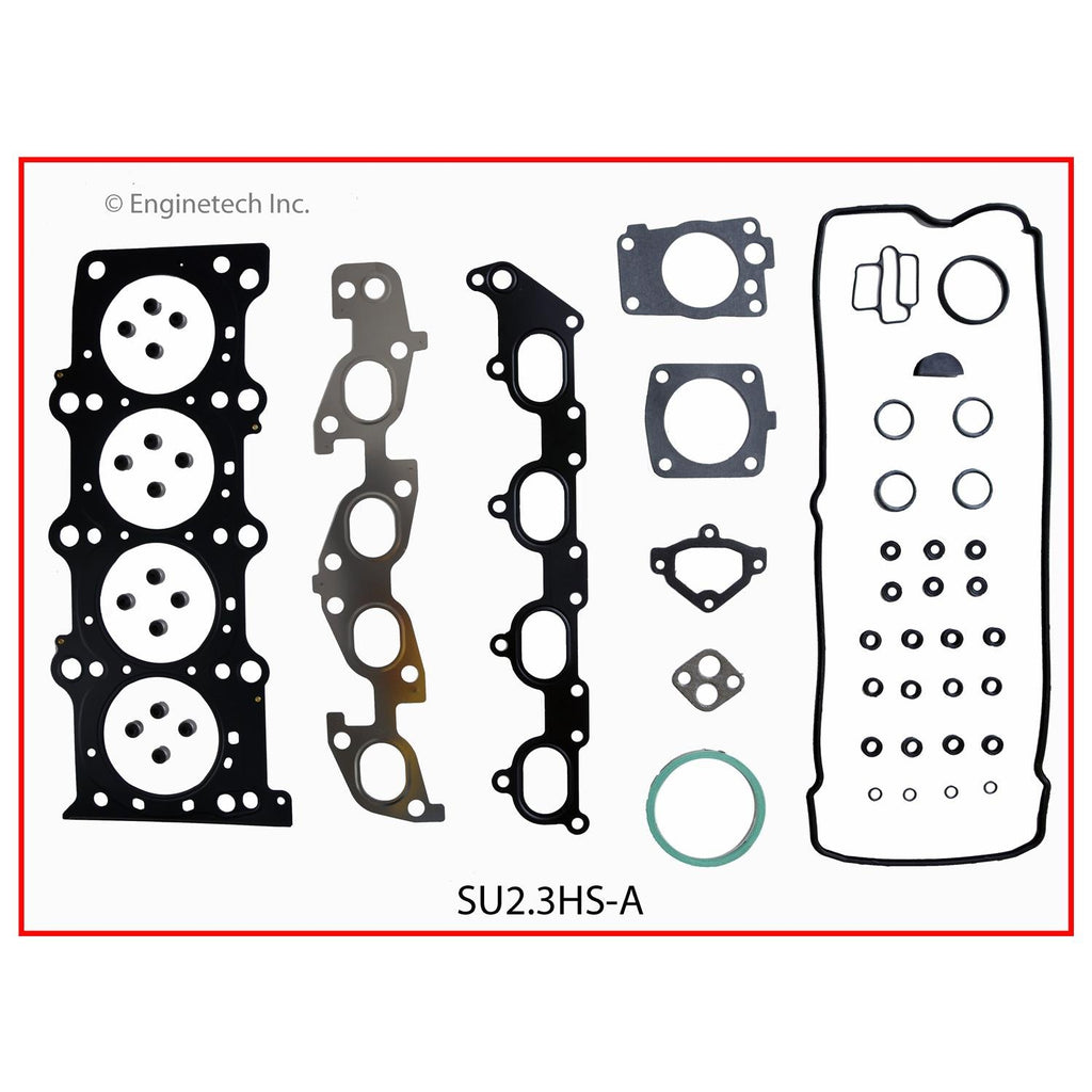 Enginetech SU2.3HS-A Engine Cylinder Head Gasket Set for Suzuki Cars and Trucks