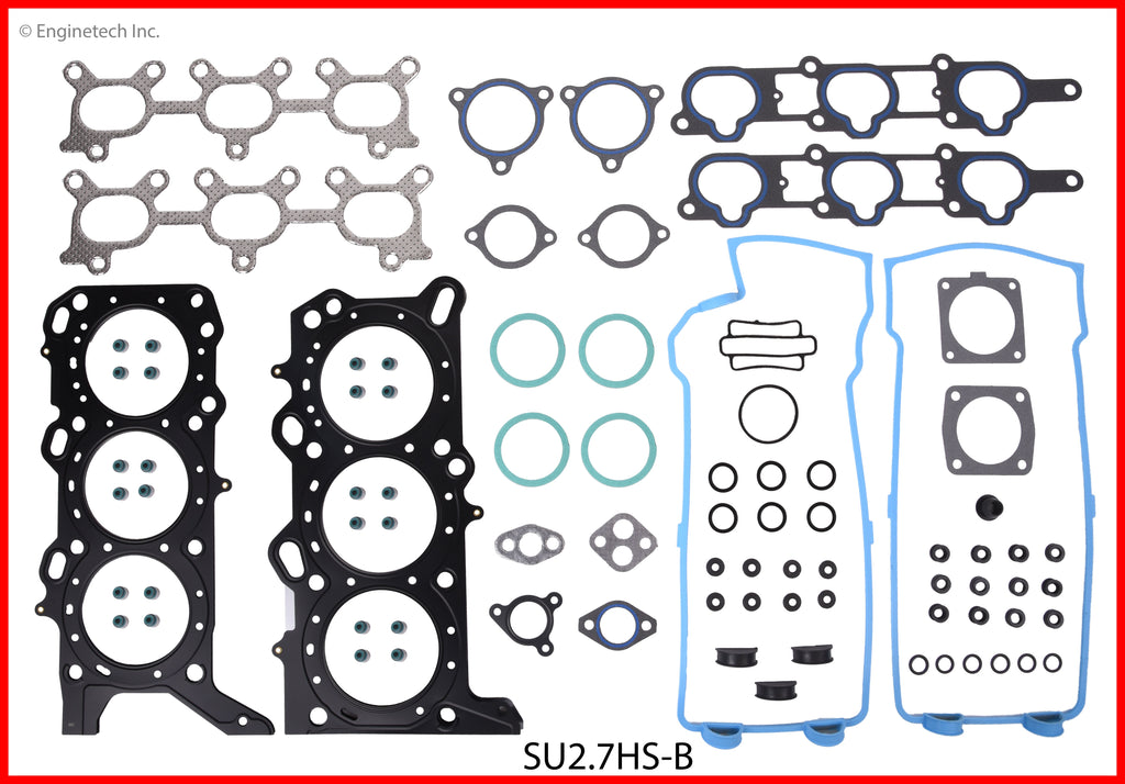 Enginetech SU2.7HS-B Engine Cylinder Head Gasket Set for Suzuki Grand Vitara (2006-2008)