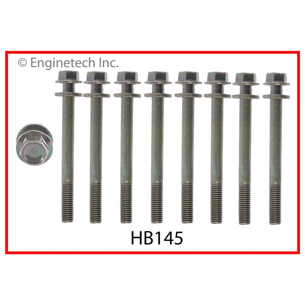 Enginetech SZ1.0HS-WB Engine Cylinder Head Gasket Set for Suzuki Cars and Trucks with Head Bolts