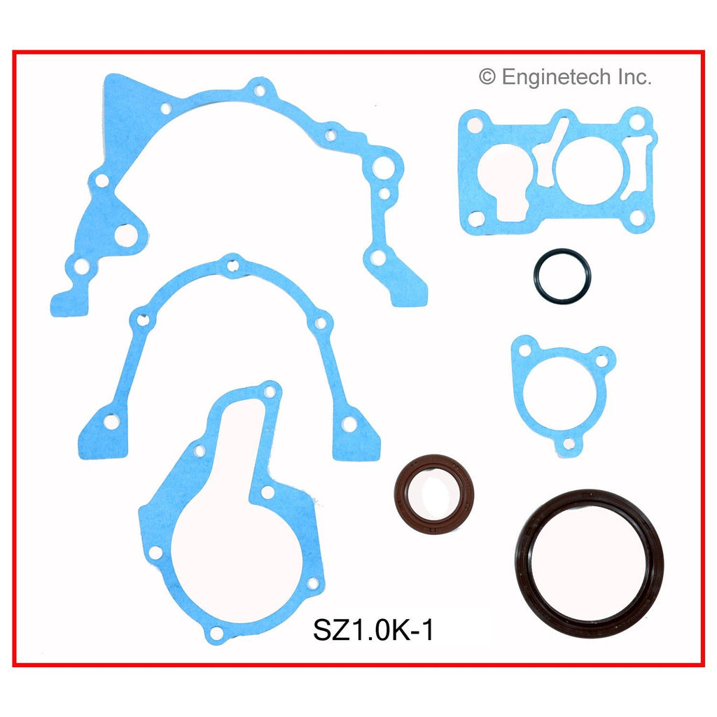 Enginetech Engine Full Gasket Set for Suzuki Cars and Trucks (Part #SZ1.0K-1)
