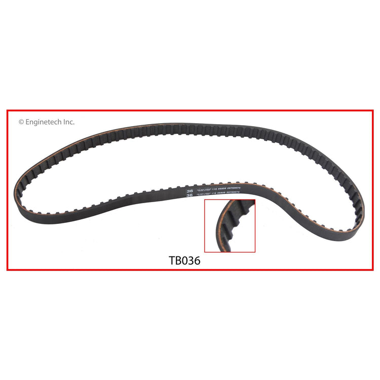 Enginetech TB036 Engine Timing Belt for Toyota and Geo Models