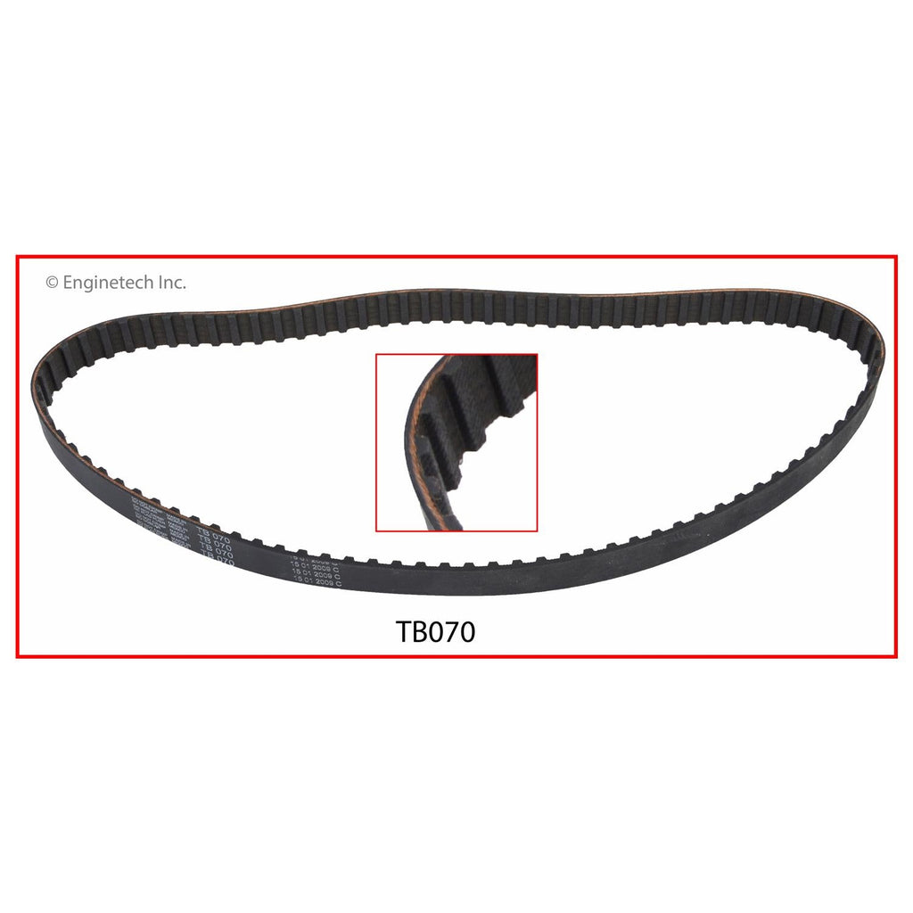 Enginetech TB070 Engine Timing Belt for Chevy Nova and Toyota Corolla