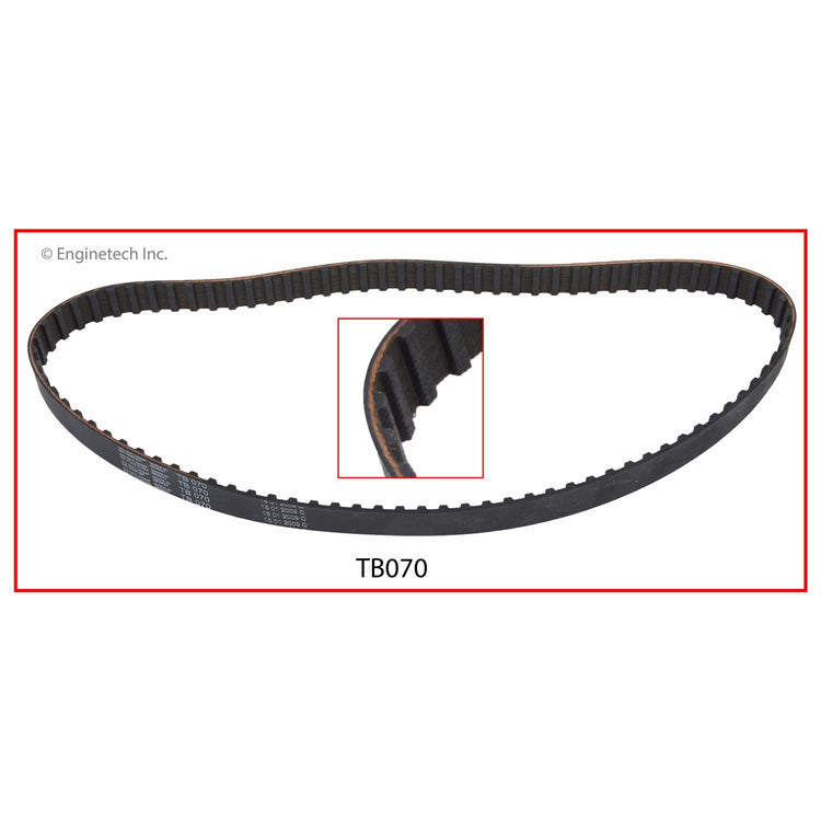 Enginetech TB070 Engine Timing Belt for Chevy Nova and Toyota Corolla