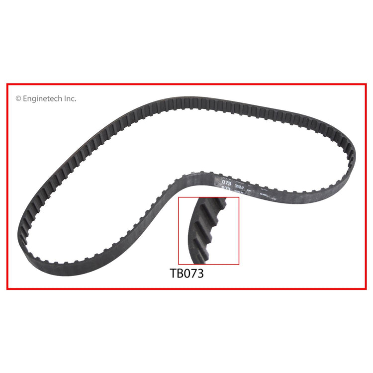 Enginetech TB073 Engine Timing Belt for Hyundai Excel and Dodge Colt