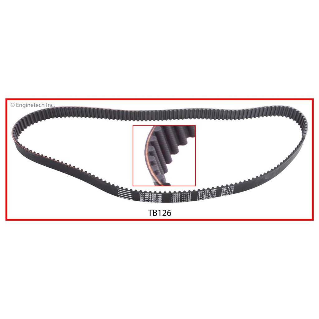 Enginetech TB126 Engine Timing Belt for Toyota Cressida and Supra