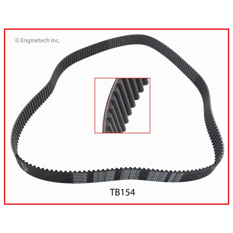 Enginetech TB154 Engine Timing Belt for Toyota 4Runner and Pickup (1988-1992)