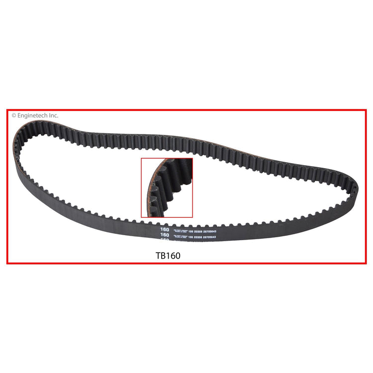 Enginetech TB160 Engine Timing Belt for Honda Accord and Prelude