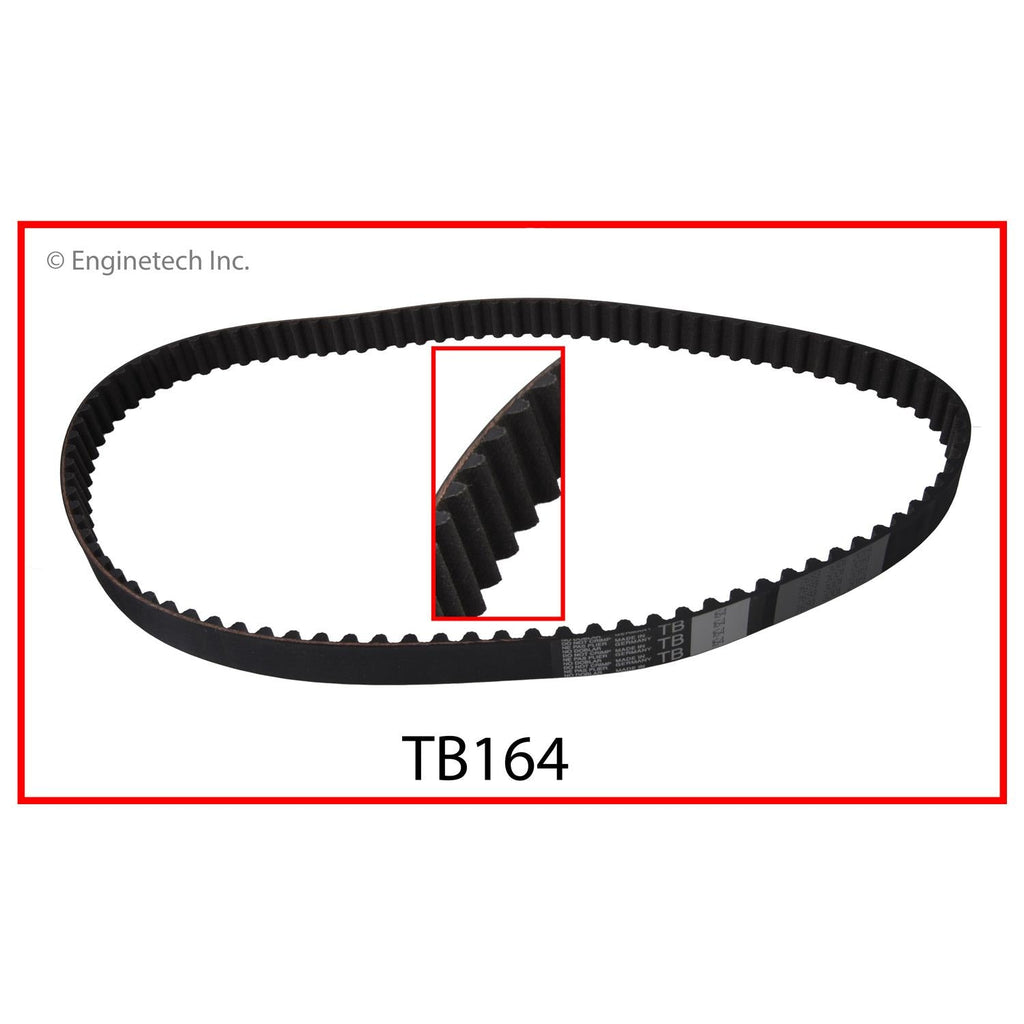 Enginetech TB164 Engine Timing Belt for Suzuki Sidekick and Geo Tracker (1989-1995)